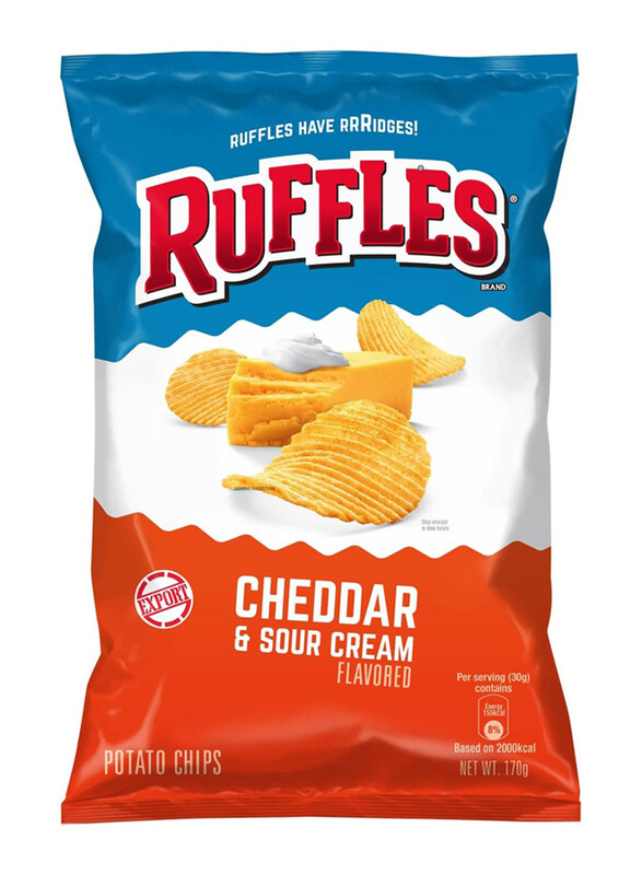 

Ruffles Cheddar & Sour Cream Chips, 184g