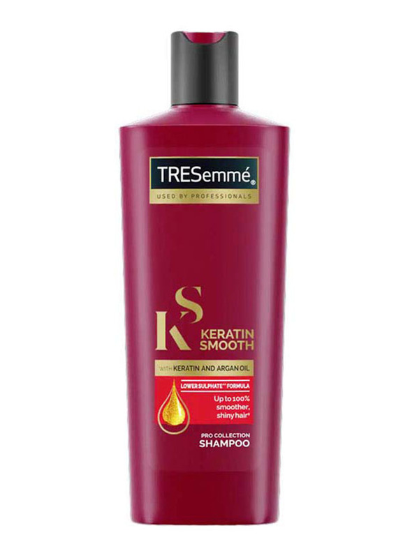 Tresemme Low Sulphate Argan Oil Keratin Shampoo for Dry Hair, 600ml