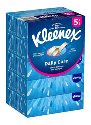 Kleenex Daily Care Gentle Softness and Strength Facial Tissues, 5 Pieces