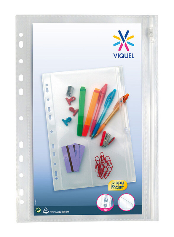 

Viquel Zippy Punching Pocket, 11 Hole, Clear
