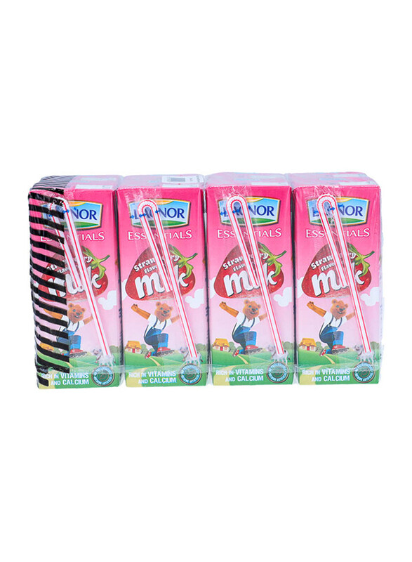 

Lacnor Strawberry Milk, 8 Tetra Pack x 180ml