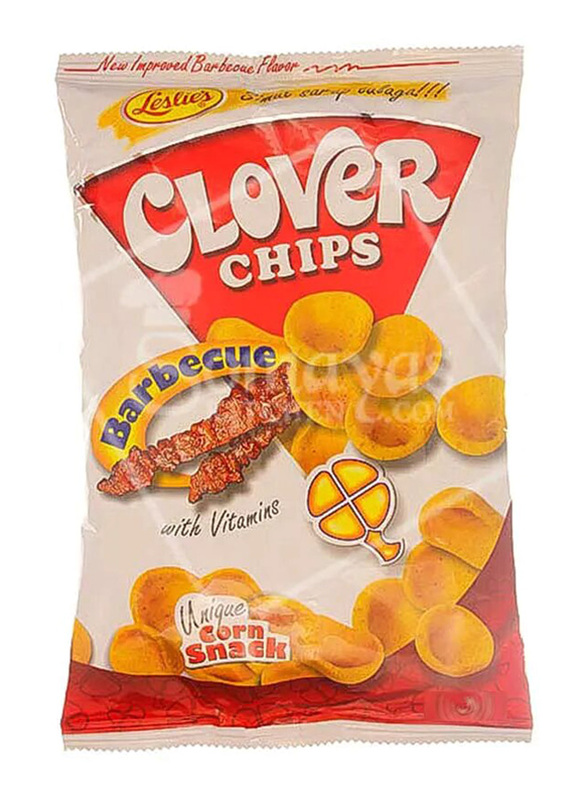 Leslies Barbeque Flavour Clover Chips, 85g