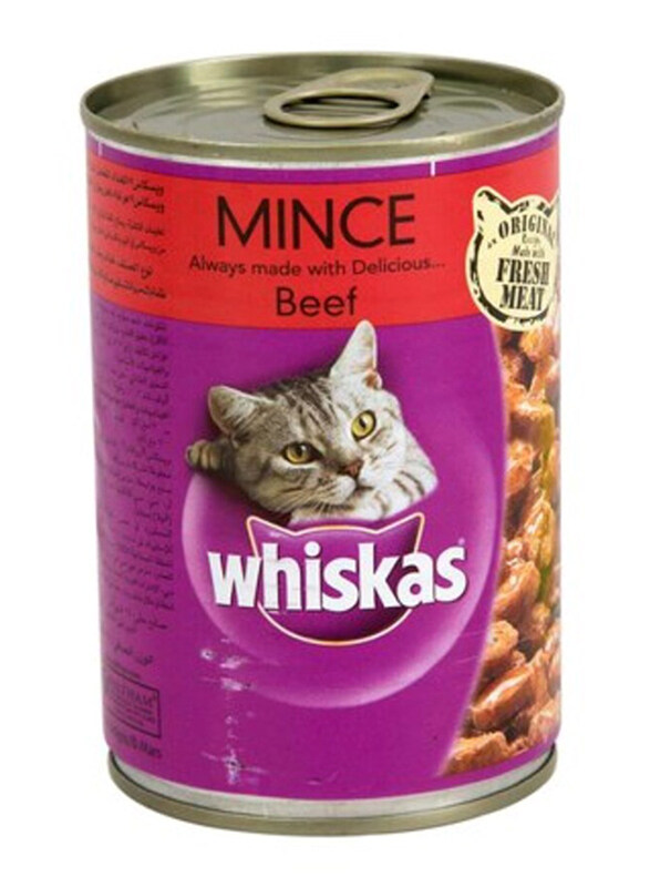 

Whiskas Tasty Mince with Beef for Cats, 400g