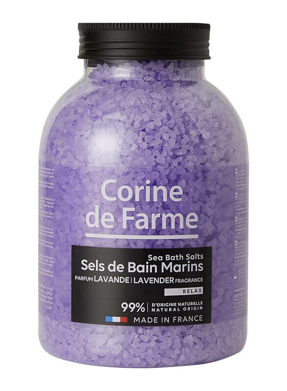 

Corine De Farme Bath Sea Salt with Lavender, Purple, 1.3 kg