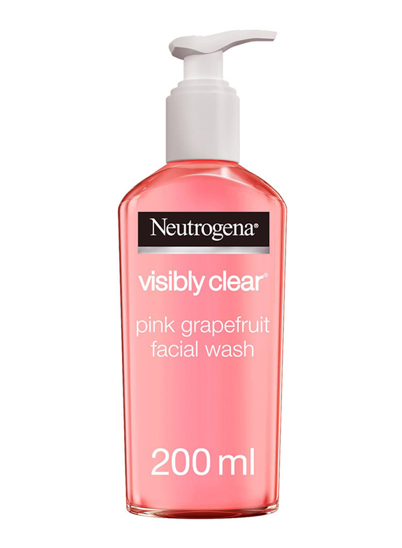 Neutrogena Visibly Clear Pink Grapefruit Facial Wash, 200ml