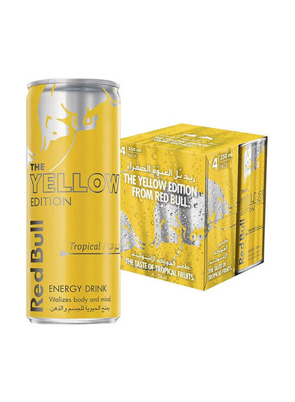 

Red Bull Yellow Edition Energy Drink, 4 x 250ml