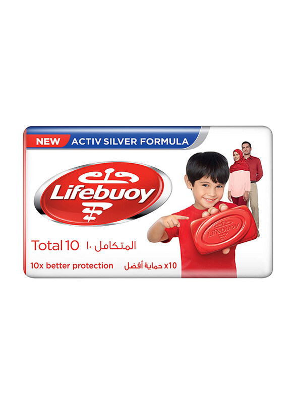 

Lifebuoy Total 10 Soap Bar, Red, 160gm