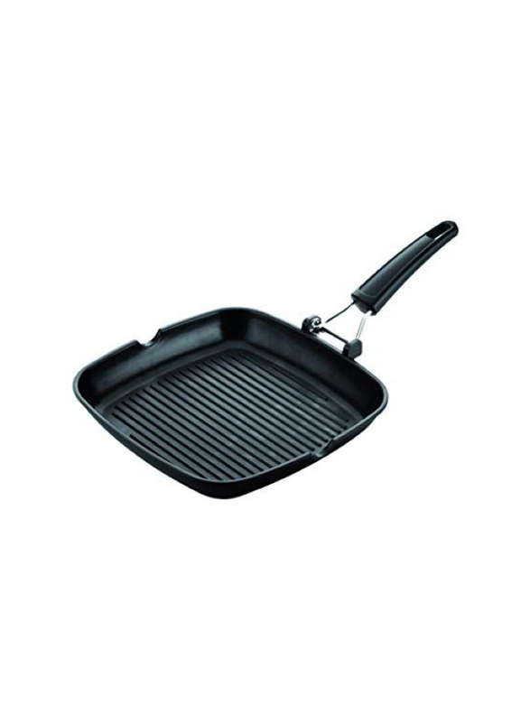 Tescoma 28cm Grilling Pan, 28x28 cm, Black