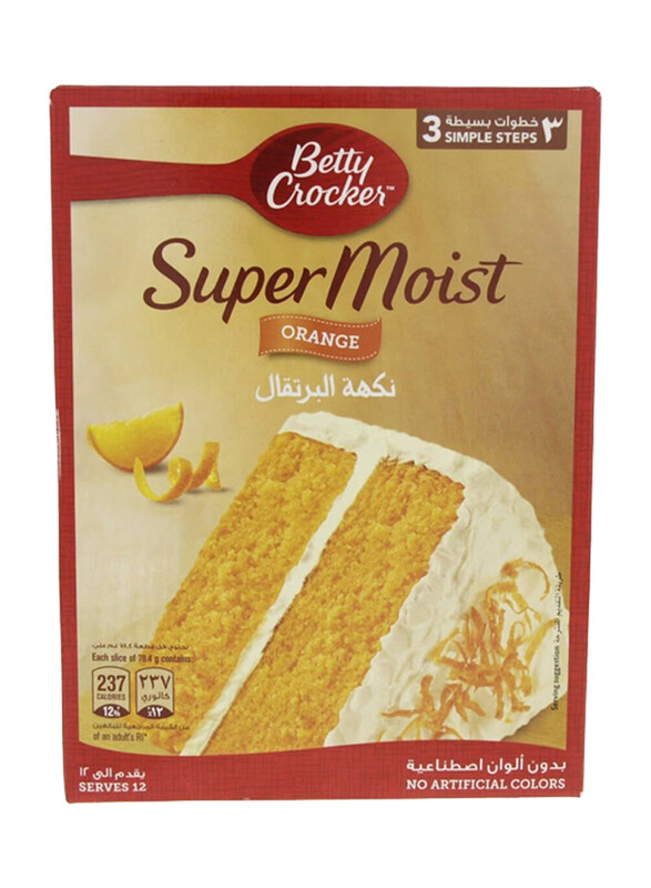 

Betty Crocker Super Moist Orange Cake Mix, 500g