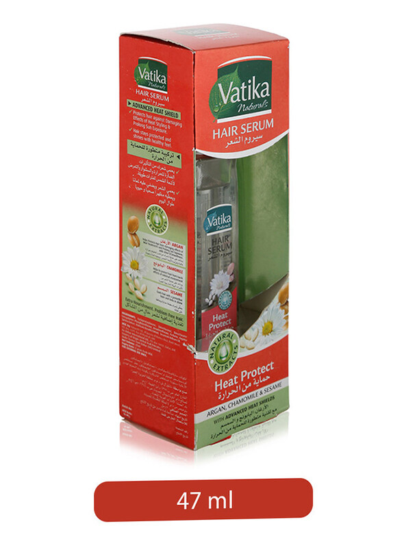 

Vatika Heat Protect Hair Serum for All Hair Types, 47ml