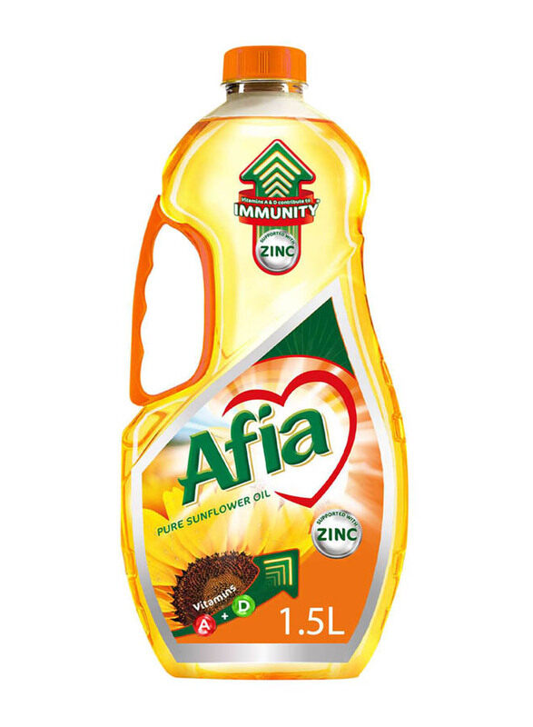 

Afia Pure Sunflower Oil, 1.5 Liter