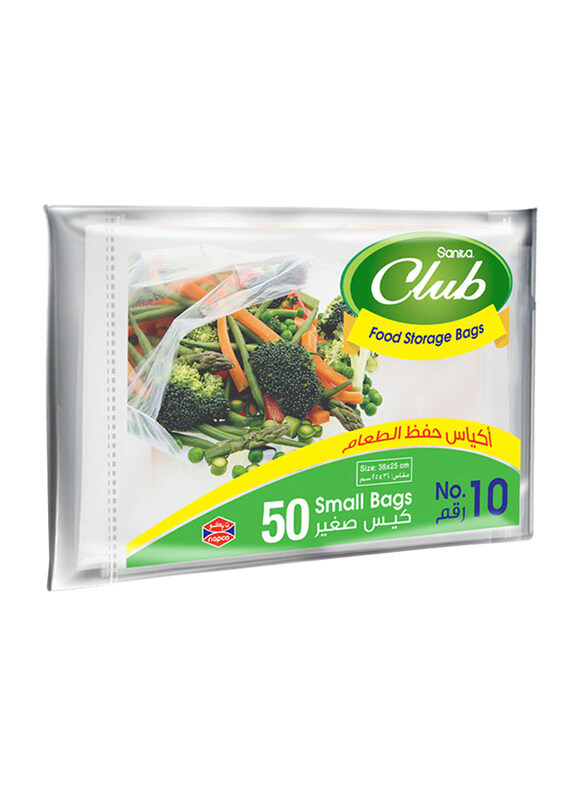 

Sanita Club No.10 Biodegradable Food Storage Bag, 50 Pieces