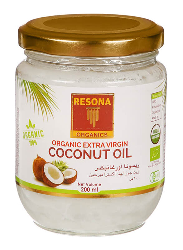 

Resona Organic Extra Virgin Coconut Oil, 200ml