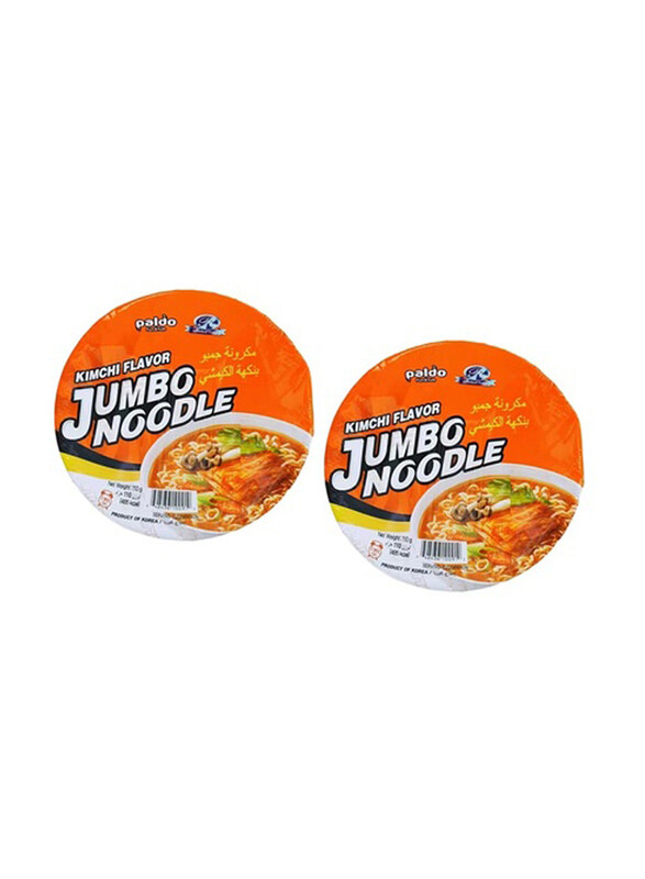 

Paldo Kimchi Flavour Jumbo Noodles, 2 x 110g