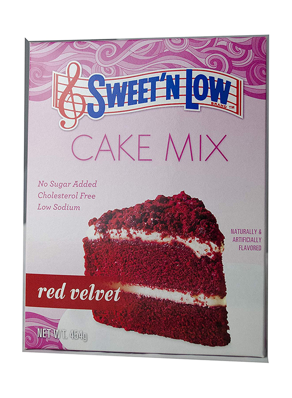 Sweet N Low Sugar Free Cake Mix Red Velvet Flavoured, 454g