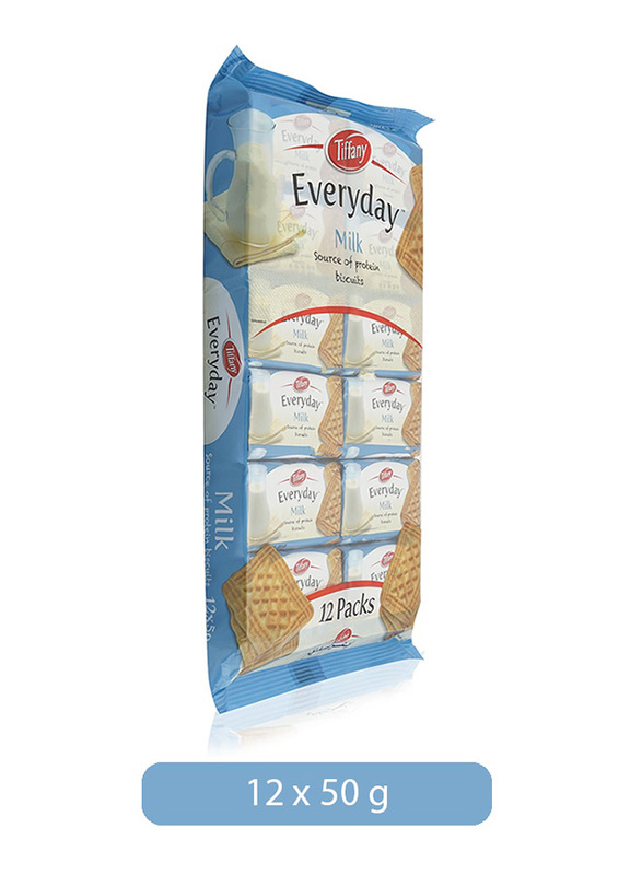 Tiffany Everyday Milk Source of Protein Biscuits, 12 Pieces x 50g