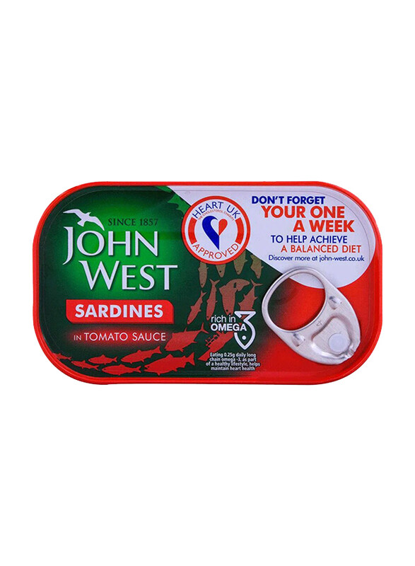 

John West Sardine in Tomato Sauce, 120g
