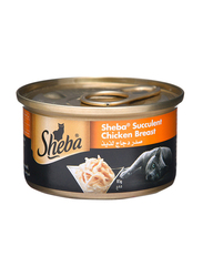 Sheba Succulent Chicken Breast Cat Wet Food, 24 x 85g