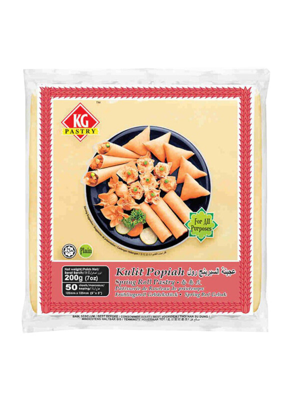 

Kg Pastry Spring Roll Pastry Sheets, 200g