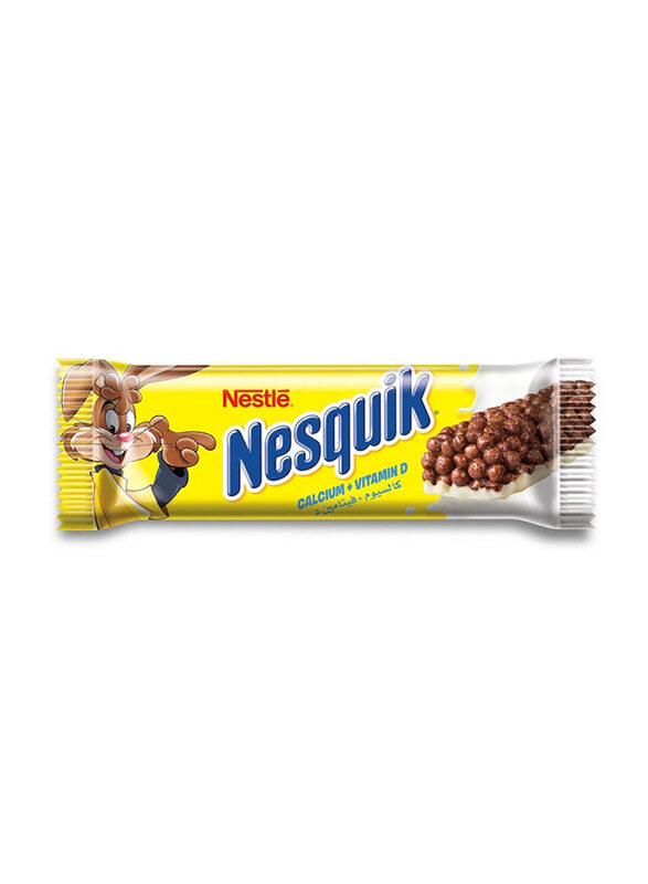 

Nestle Nesquik Chocolate Breakfast Cereal Bar, 25g