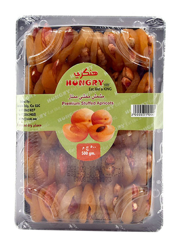 Hungry Premium Stuffed Apricot, 500g