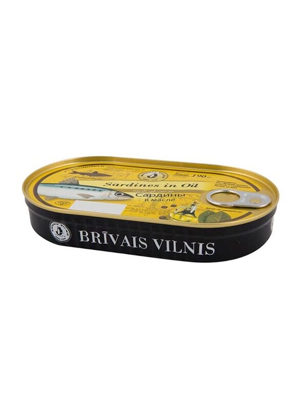 

Brivais Vilnis Sardines in Oil, 190g