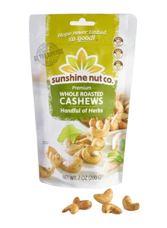 

Premium Whole Roasted Cashews Handful of Herbs, 200g