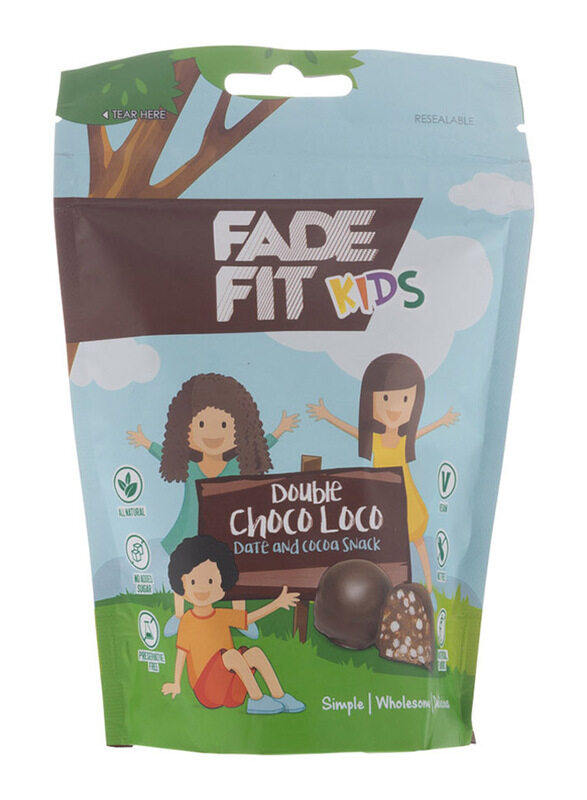 

Fade Fit Double Choco Loco Dark Chocolate Healthy Date Snack, 48g
