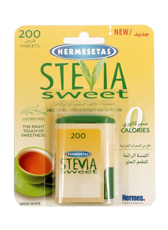 

Hermesetas Stevia Sweet Sugar, 200 Tablets