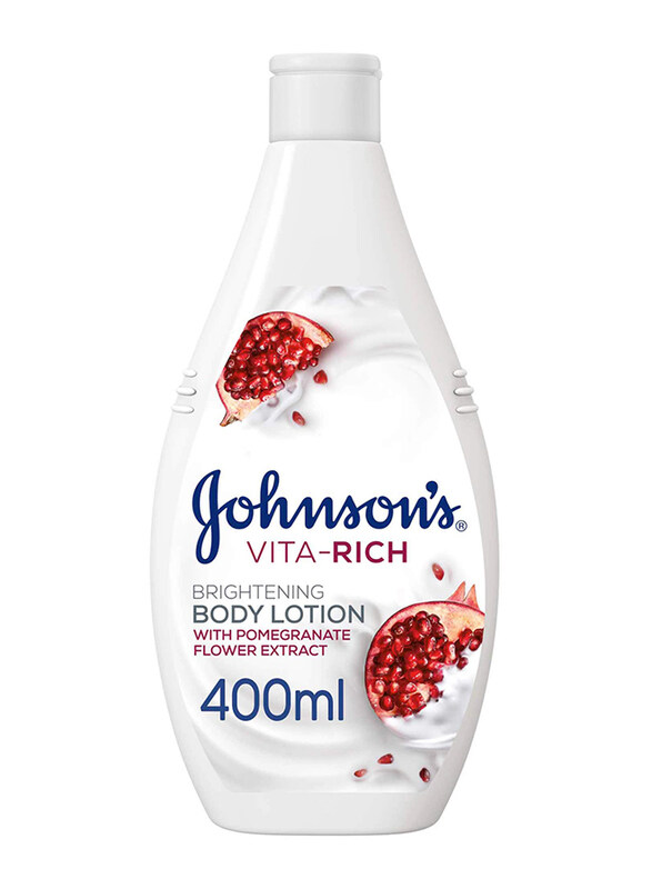 

Johnson's Vita-Rich Brightening Body Lotion with Pomegranate Flower Extract, 400ml