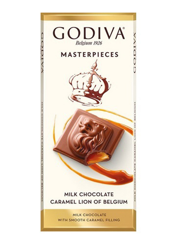 Godiva Masterpiece Caramel Milk Chocolate Lion of Belgium, 86g