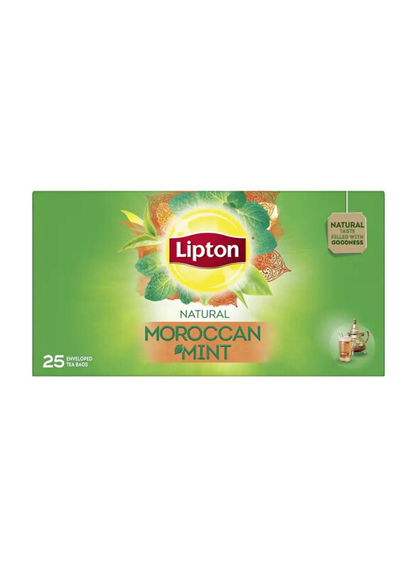 

Lipton Moroccan Mint Natural Green Tea, 25 Pieces