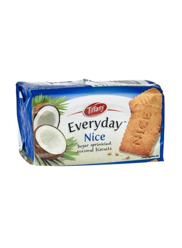 

Tiffany Everyday Nice Sugar Sprinkled Coconut Biscuits, 50g