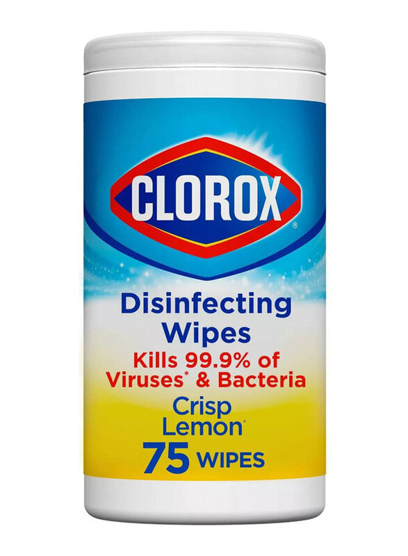 

Clorox Crisp Lemon Disinfecting Wipes Bleach Free Cleaning Wipes, 75 Wipes