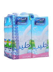 Al Marai Fat Free Uht Milk, 4 Tetra Pack x 1 Liter