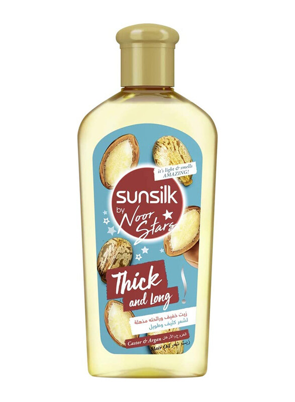 

Sunsilk Noor Thick and Long Hair Oil for All Hair Types, 250ml