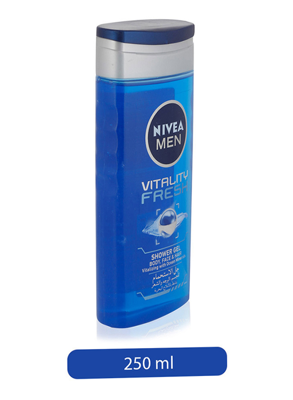 Nivea Men Vitality Fresh Shower Gel, 250ml