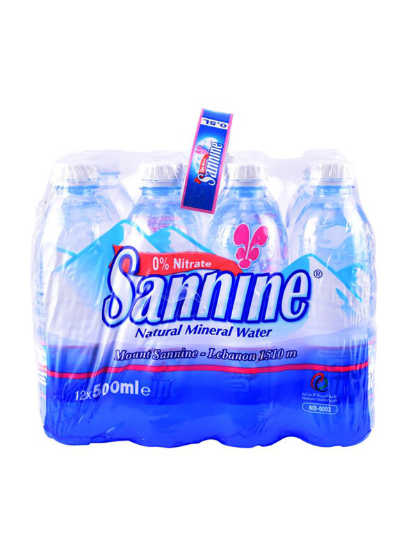 

Sannine Natural Mineral Water, 12 x 500ml