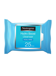 Neutrogena Hydro Boost Cleanser Facial Wipes, 25 Sheets