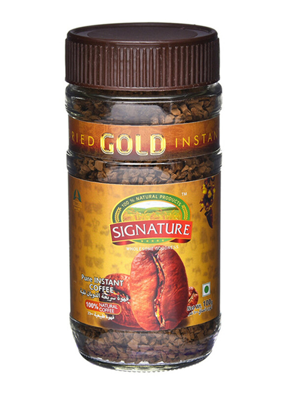 

Signature Freeze Dried Gold Instant Sachet Coffee, 100g