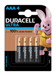 Duracell Plus Power AAA 1.5V Battery, 4 Pieces, Black/Gold