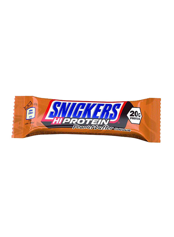 

Snickers Hi-Protein Bar, 55g, Peanut Butter