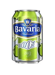 Bavaria Non Alcoholic Green Apple Flavoured Malt Drink, 330ml