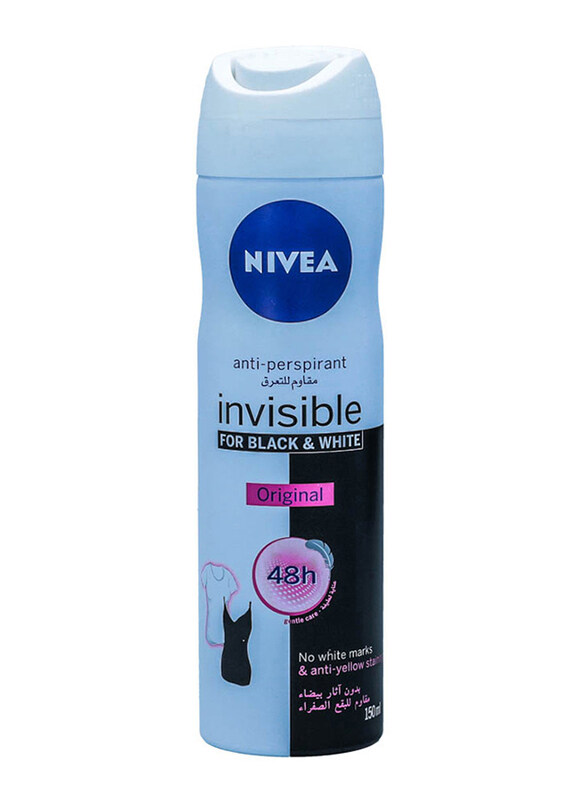 

Nivea Invisible For Black & White Original Deodorant Spray for Women, 150ml