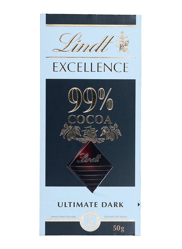 

Lindt Excellence Dark 99% Cocoa Chocolate, 50g