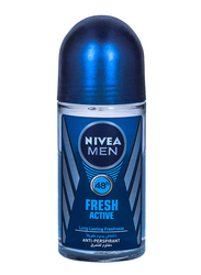 Nivea Fresh Active Roll On Deodorant for Men, 50ml