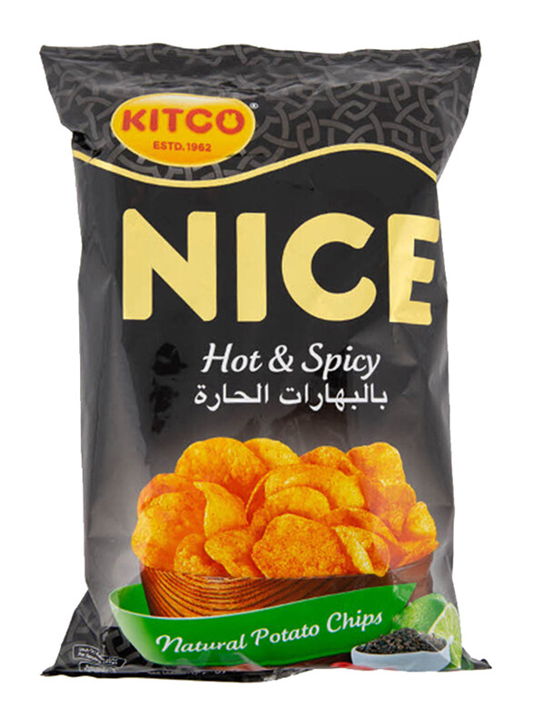 

Kitco Nice Hot & Spicy Natural Potato Chips, 170g