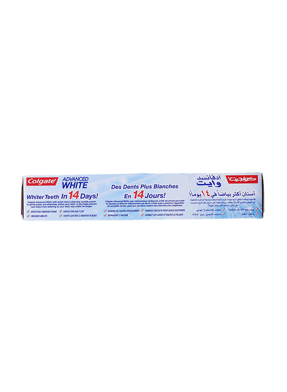 Colgate Advanced Whitening Toothpaste, 125ml