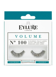 Eylure Volume Strip Lashes, No. 100, Black