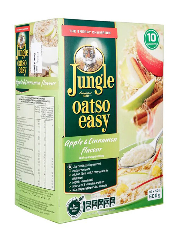 

Jungle Oatso Easy Apple & Cinnamon Oats, 500g